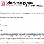 PokerStrategy.com Advertorial