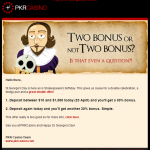 PKR Email -Shakespeare Bonus